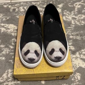 Panda slip on sneakers